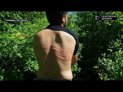 Filmato shock con polizia croata incappucciata che frusta i migranti alla frontiera