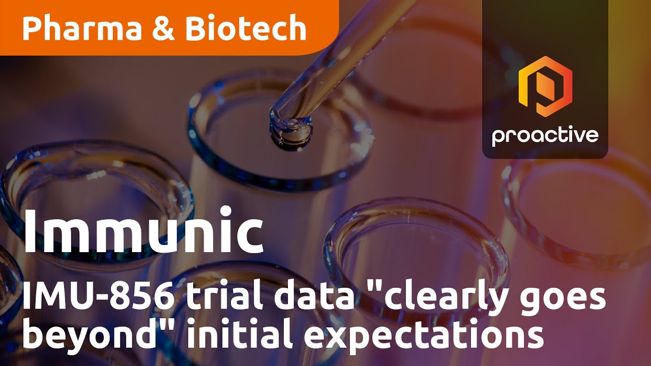 Immunic IMU-856 trial data "clearly goes beyond" initial expectations