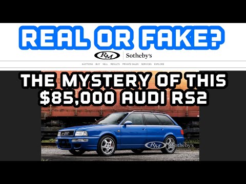 Mystery $85,000 Audi RS2 - VIN swap, or replica? Body change, or something else?
