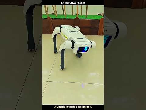 Интерактивный робот-собака с дистанционным управлением AI Robot White - фото 1 - id-p2865684274