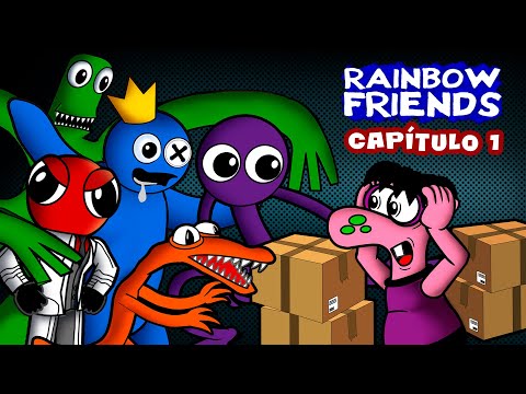 RAINBOW FRIENDS: Chapter 1 (Complete!!) | TCHONGO on Roblox against the Blue Drooling Beast and o...