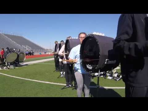 Hebron High School Drumline 2019 Bass Cam - 1001 NIGHTS