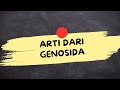 ARTI DARI KATA GENOSIDA Genosida Adalah