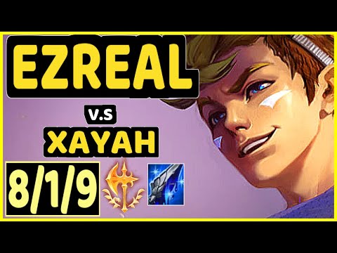 BENJI (EZREAL) vs XAYAH - 8/1/9 KDA BOTTOM ADC GAMEPLAY - NA Ranked DIAMOND