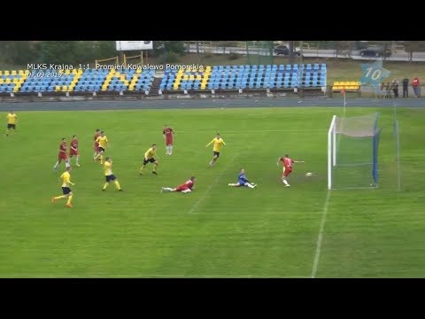 Skrót meczu: MLKS Krajna Sępólno Krajeńskie - Promień Kowalewo Pomorskie (1:1), 07.09.2019 r.
