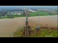 hoog water rijn arnhem. dji mavic 2 zoom drone arnhem.