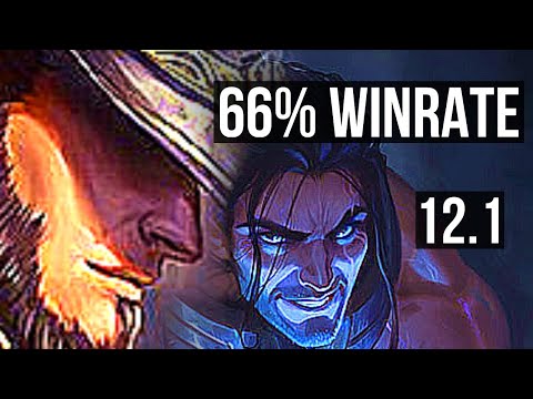 TF vs SYLAS (MID) | 66% winrate | KR Grandmaster | 12.1