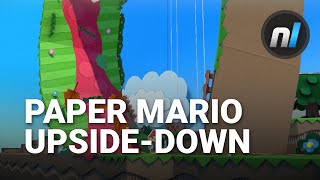 Crazy Upside-Down Chase Sequence in Paper Mario Color Splash