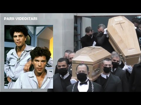 Les cercueils des frères Igor & Grichka Bogdanoff, unis lors des Obsèques @ Paris le 10 janvier 2022