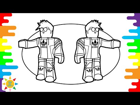 Roblox Adidas Coloring Page | Roblox Coloring Pages |@drawandcolortv