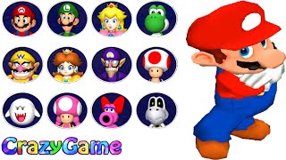 Mario Party 7 All Characters Wins Animation