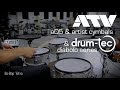 ATV aDrums aD5 setup with drum-tec diabolo electronic drums