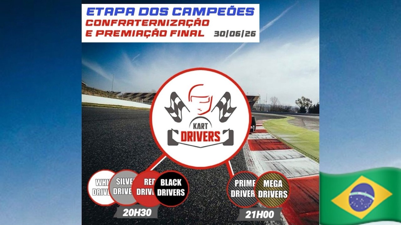AO VIVO - KART DRIVERS - 30/06/2026