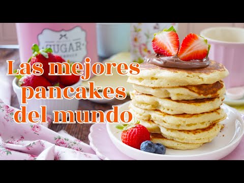 LA MEJOR RECETA PARA PANCAKES (TORTITAS, PANQUECAS) GORDITAS Y PERFECTAS - AnnasPasteleria