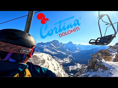 The BEST SKIING in ITALY | Cortina d'Ampezzo