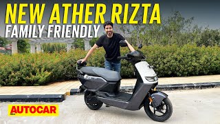 Ather Rizta - Ather goes mainstream | Price, specs, smart helmet | Walkaround | @autocarindia1