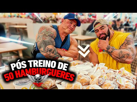 FABIO GIGA AND BRUNO STOPPED EVERYTHING AT THE SHOPPING MALL - THEY BOUGHT 50 POST-WORKOUT BURGERS