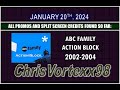 ABC Family Action Block 2002 2004 Promos And Split Screen Credits Found So Far 1 20 2024