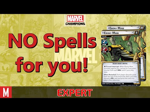 Captain Marvel vs. EXPERT Ebony Maw | Marvel Champions