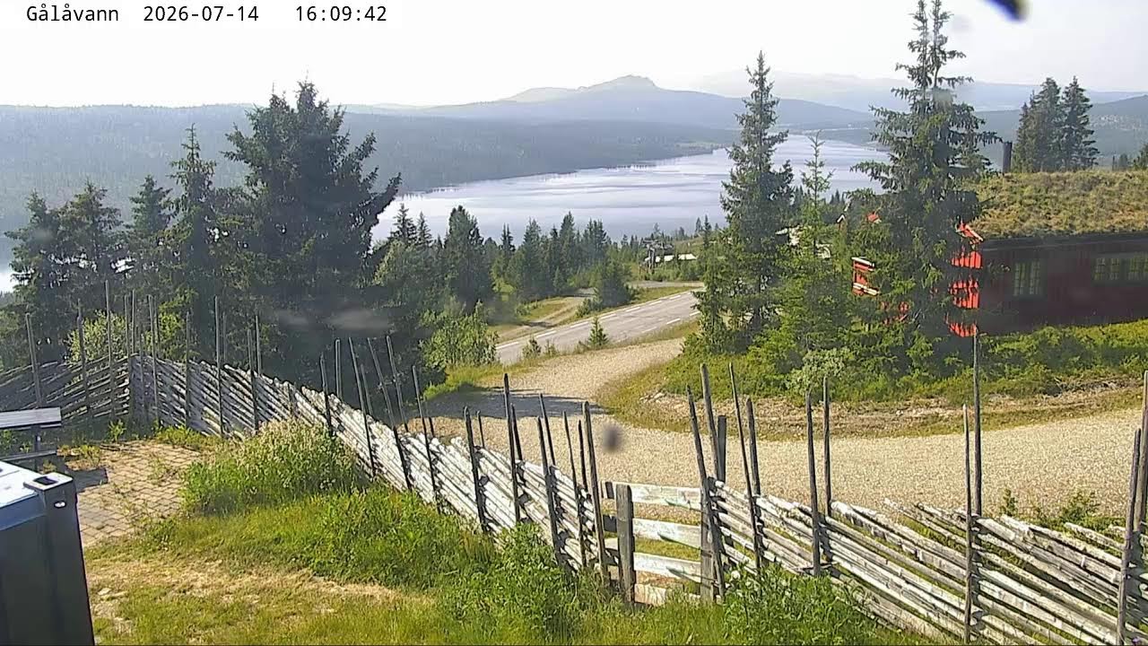 Live webcam view of Puerta de Madera sobre Gålåvatnet