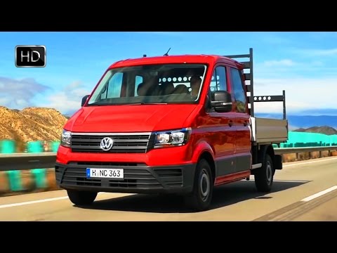 2017 Volkswagen Crafter Double Cab Exterior Design Overview & Driving Footage HD