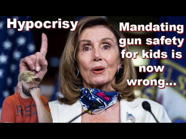 Mandating Gun SAFETY for kids is now WRONG... Gun Control hypocrisy knows NO BOUNDS...