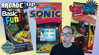 New Arcade1Up Cabinets Revealed at Toy Fair | Sonic, Pacman, and more...