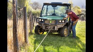 Elektrický naviják pro ATV a UTV WARN 101040 se syntetickým lanem MODEL VRX 45-S tažná síla 2041 kg (4 500 lb), délka lana 15,24 m x průměr 6,35 mm