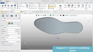 How to Print 1:1 Drawing in ZW3D 2015