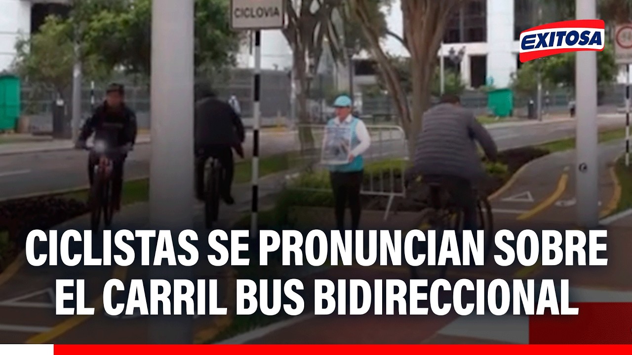 🔴🔵 Ciclistas se pronuncian sobre el carril bus bidireccional en la Av. Arequipa
