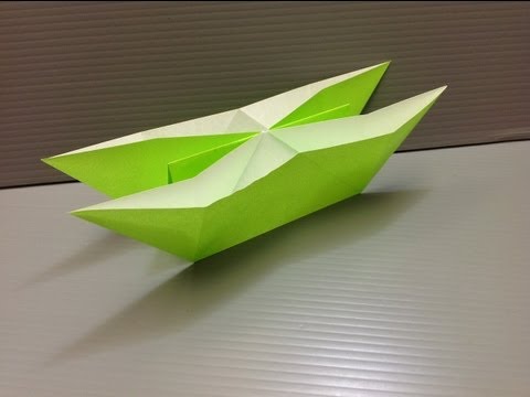 Daily Origami: 136 - Double Hulled Boat