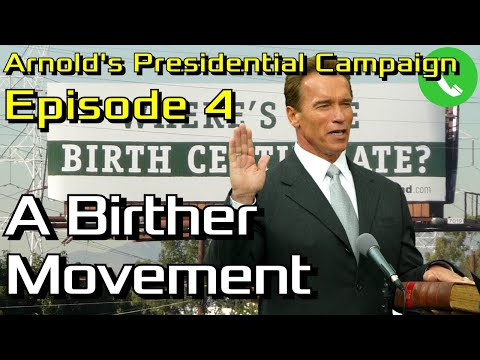 Arnold Faces a Birther Movement - Prank Call