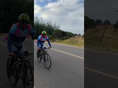 Subida #Motavita - #Boyacá (¿Notaron que llevo horquilla rígida?, probando.!!) #mtb #horquillarígida