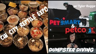 PET STORE DUMPSTER DIVING AND REPTILE EXPO VLOG! (with Tyler Rugge) by Maddie Smith