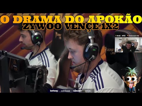 APOKÃO FICA ABALADO COM CLUTCH DO ZYWOO KKKKKKKKK
