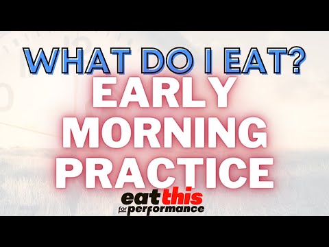 What do I eat for an early morning practice? Lesson 14 of 30 of Level 1 Sports Nutrition Course thumbnail