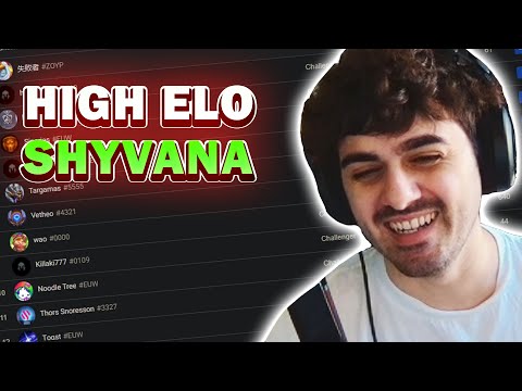 I AM THE ONLY HIGH ELO SHYVANA PLAYER