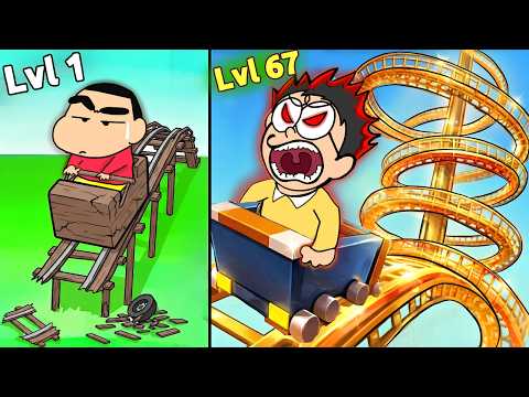 Building Max Lvl Roller Coaster Park!🔥