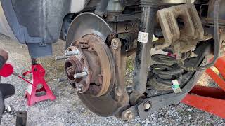 2016-2019 Kia Sorento AWD Rear Hub , Rotor, Brakes replacement