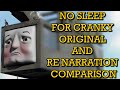 No Sleep For Cranky ORIGINAL AND RE NARRATION COMPARISON