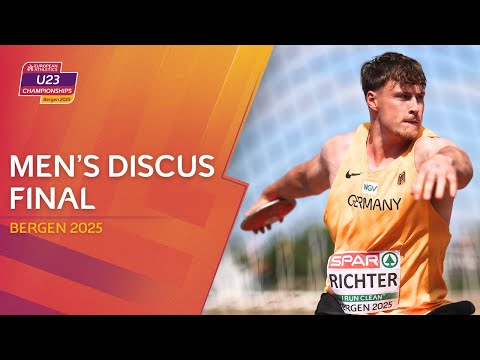Men’s Discus Throw Final REPLAY | Bergen 2025 European Athletics U23 Championships