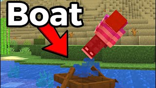 Killing a Player with Boats in Minecraft…