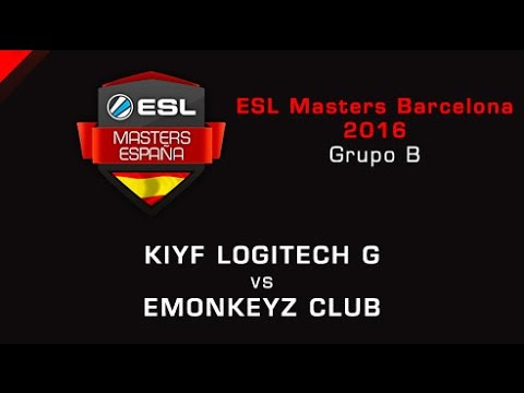 KIYF Logitech G vs eMonkeyz Club - Grupo B - Día 1 - ESL Masters Barcelona 2016 - Español