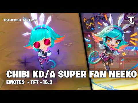 CHIBI K/DA SUPER FAN NEEKO - YOU CAN CLONE!! | TFT 16.3