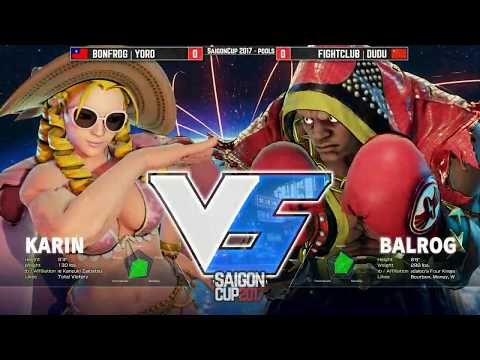 【SFV: SAIGON CUP 2017 - POOL】BONFROG  |  YORO vs FIGHT CLUB  | DUDU