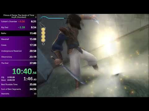 Prince of Persia The Sands of Time: any% Speedrun in 35:24