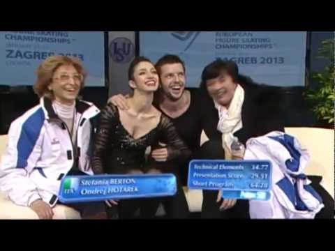 Stefania BERTON / Ondrej HOTAREK (ITA) SP, Euros 2013