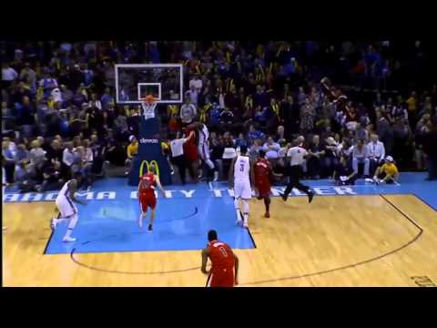 LaMarcus Aldridge & Serge Ibaka Scuffle Blazers vs Thunder Dec 23, 2014 NBA 2014 15 Season