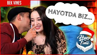 Bek Vines va Sadowka hayotda ham "it-mushuk" 🎅🏻 #HappyTime 2022-yildagi 7-soni
