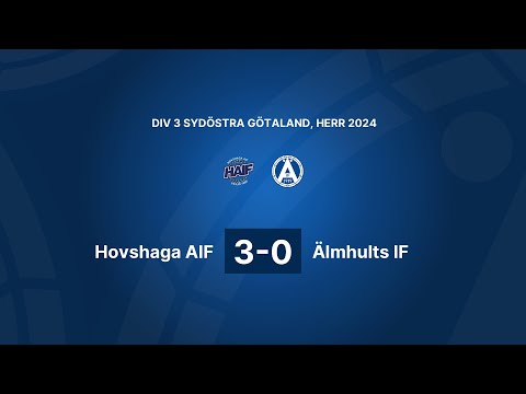 Hovshaga AIF - Älmhults IF (3-0)